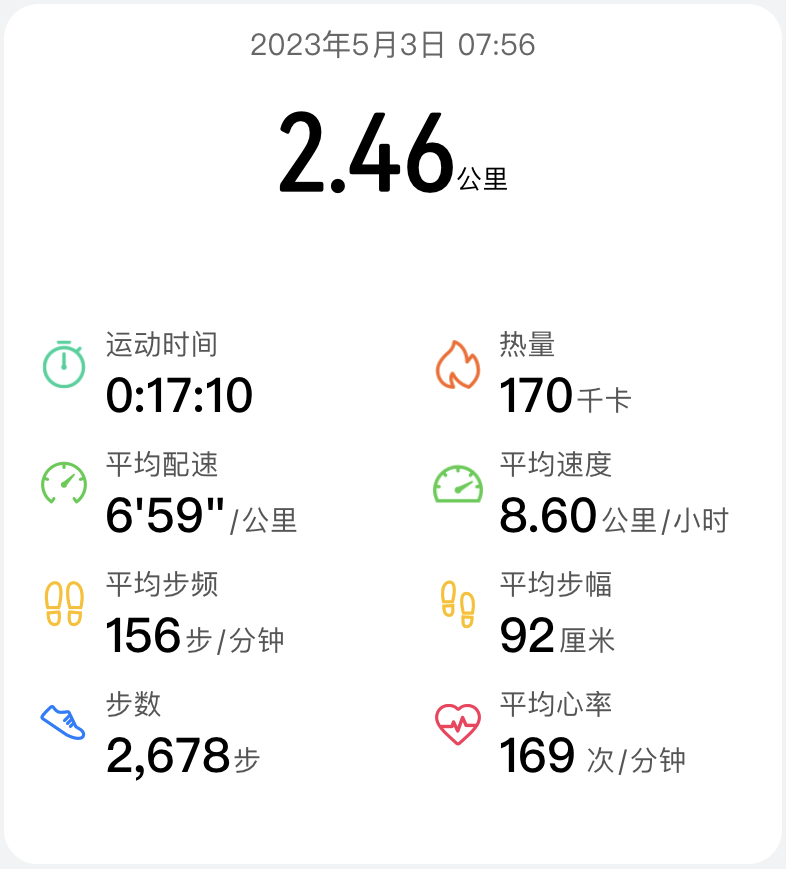 跑步